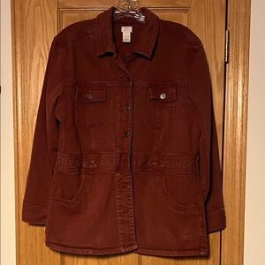 VINTAGE J.Jill Structured Denim Jacket